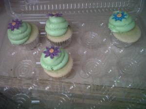 What was left of the Bday cupcakes...